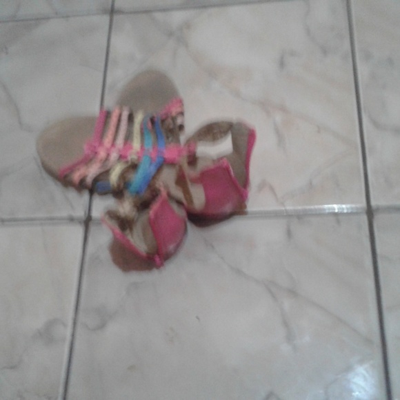 Pink Colorful Sandals - Picture 4 of 4